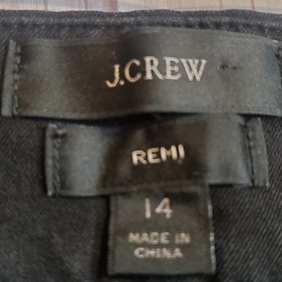J CREW REMI. BLACK SZ 14. STRETCH. HIGH RISE - Picture 4 of 8